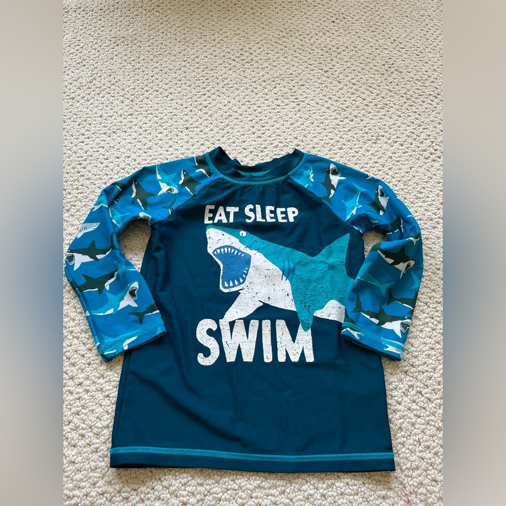 Hatley swim rashgaurd, size 4